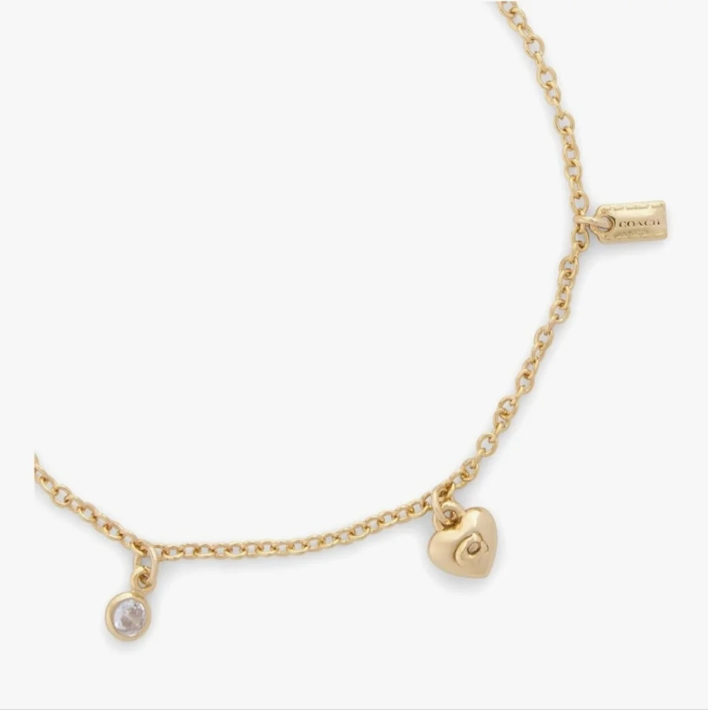 NWT Coach Gold Women's Signature C Charm Bracelet - Picture 2 of 7